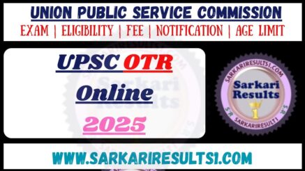 UPSC OTR