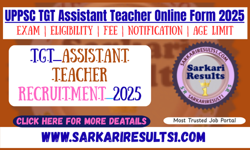UPPSC TGT Assistant